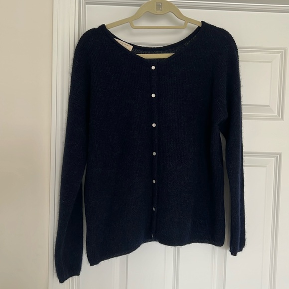 Sezane Sweaters - Sezane Gaspard Cardigan in navy size M - like new